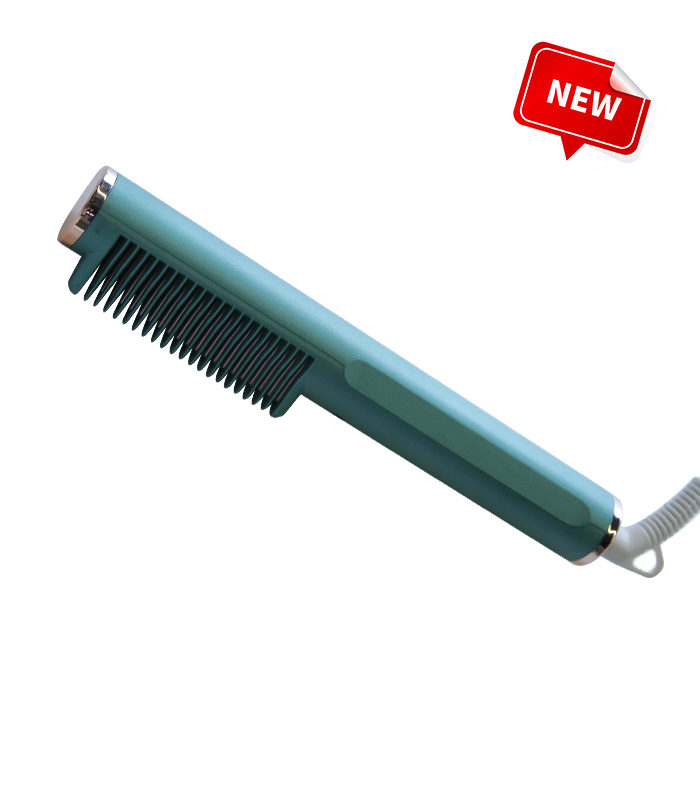 ZUOER ZR-009 برس صاف کننده موی برقی شانه صاف کننده طبیعی به صورت عمده با کنترل دمای 6 سطح